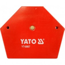 Струбцина магнитная для сварки 111х136х24мм (34.0кг) "Yato"