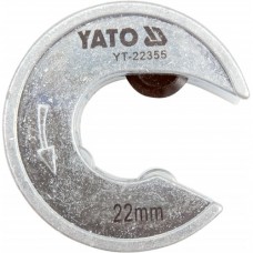Труборез роликовый для пластика, Al, Cu d22мм "Yato"