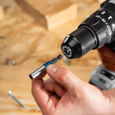 Адаптер для бит с двойным держателем и магнитом, 65 мм, 1/4 Gross