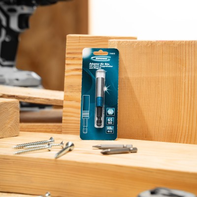 Адаптер для бит с двойным держателем и магнитом, 65 мм, 1/4 Gross