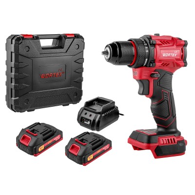 Аккум. дрель-шуруповерт WORTEX LX BD 1815-1 Li ALL1 XLT 18В, 45 Нм, 2*1.5 Ач, патрон 10 мм, бесщёт.