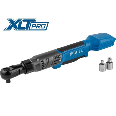 Аккум. угловая трещотка (гайковерт) BULL CRW 9020 в кор. XLTpro SOLO 90 Нм, 0-200 об/мин., LED