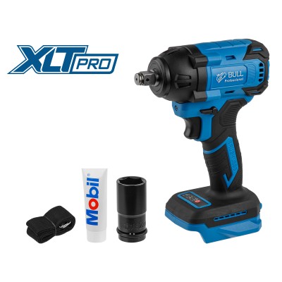 Аккум. ударный гайковерт BULL SC 1804 в кор. XLTpro SOLO БЕСЩЕТ., 18 В, 400 Н*м, 1/2"
