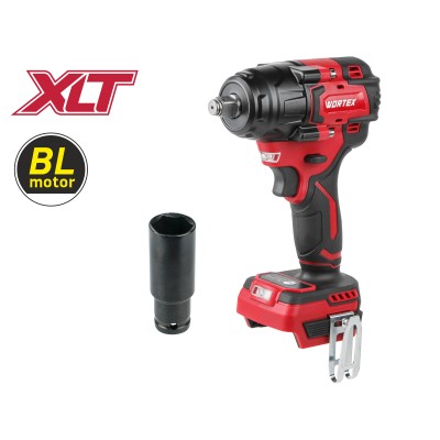 Аккум. ударный гайковерт WORTEX CWR 0518 в кор. ALL1 XLT SOLO БЕСЩЕТ., 18 В, 550-600 Н*м, 1/2"