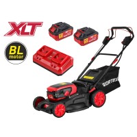 Газонокосилка аккум. WORTEX CLM 4536-4 в кор. XLT SET БЕСЩЁТ.ДВИГ., САМОХОД., 18В+18В, 2х4Ач акб
