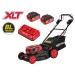 Газонокосилка аккум. WORTEX CLM 4536-4 в кор. XLT SET БЕСЩЁТ.ДВИГ., САМОХОД., 18В+18В, 2х4Ач акб