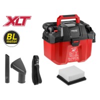 Аккум. пылесос WORTEX CVC 1815 в кор. ALL1 XLT SOLO БЕСЩЁТ., 18 В, 9-15 кПа, 10 л, строительный