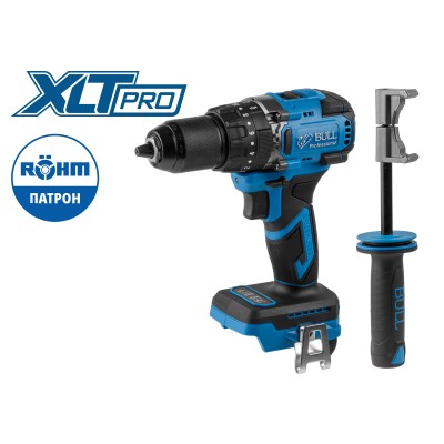 Аккум. дрель-шуруповерт BULL SR 1806 R-series SOLO XLTpro БЕСЩЕТ., Удар., 18 В, 80 Н*м