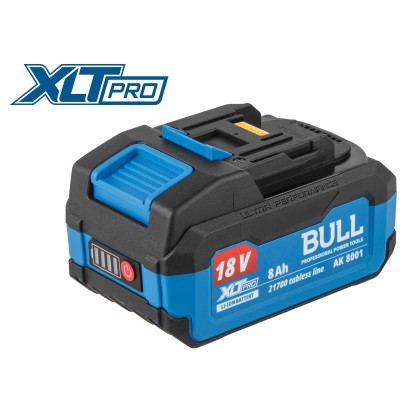 Аккумулятор BULL AK 8001 18.0 В, 21700 TABLESS, 8.0 А/ч, Li-Ion XLTpro