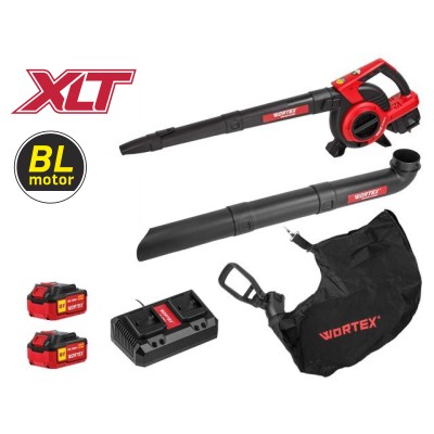 Аккум. воздуходувка WORTEX BB 2536-1 D в кор. ALL1 XLT SET БЕСЩЁТ.ДВИГ., 18В+18В, 2акб, 4 Ач, мак