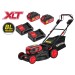 Газонокосилка аккум. WORTEX CLM 4536-4 в кор. XLT SET БЕСЩЁТ.ДВИГ., САМОХОД., 18В+18В, 2х4Ач, компл.