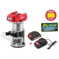 Аккум. фрезер кромочный WORTEX CMM 1835 в кор.+АКЦИЯ! (аккумулятор и зарядное в комплекте)