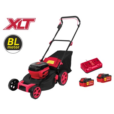 Газонокосилка аккумуляторная WORTEX CLM 4536 в кор. XLT SET БЕСЩЁТ.ДВИГ., 18В+18В, шир.460 мм