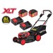 Газонокосилка аккум. WORTEX CLM 4536-4 в кор. XLT SET БЕСЩЁТ.ДВИГ., САМОХОД., 18В+18В, 2х6Ач, компл.
