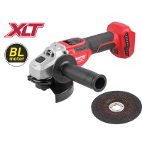 Аккум. углошлифмашина WORTEX CAG 1812-2 E в кор. XLT SOLO БЕСЩЕТ., 18 В, 125 мм, 3000-8500 об/мин