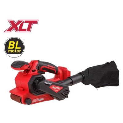 Аккум. ленточная шлифмашина WORTEX CSB 1875 в кор. ALL1 XLT SOLO БЕСЩЕТ, 18 В, 120-380 м/мин, 457x76