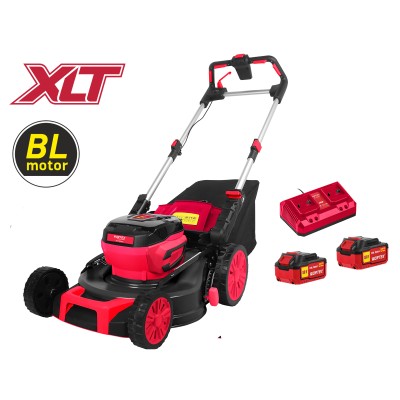 Газонокосилка аккумуляторная WORTEX CLM 4536-2 в кор. XLT SET БЕСЩЁТ.ДВИГ., САМОХОД., 18В+18В