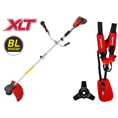 Триммер аккум. WORTEX TB 3036 AT XLT SOLO БЕСЩЁТ.ДВИГ., 18В+18В, шир.скаш.380/255 мм леска/нож