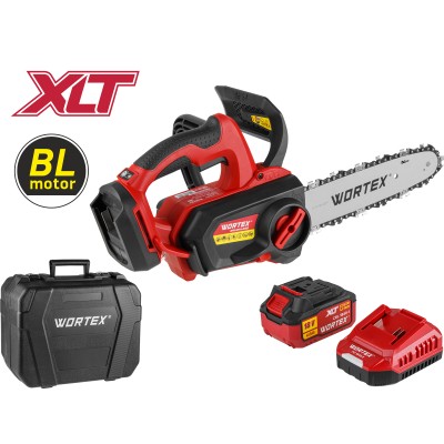 Аккум. пила цепная WORTEX CEC 2518-3 в чем. ALL1 XLT SET БЕСЩЕТ., 18 В, 25.4 см