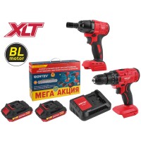 Набор аккум. инструмента WORTEX шуруповерт + гайковерт SET в кор. ALL1 XLT