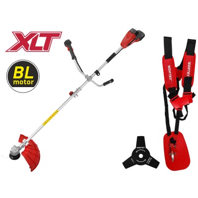 Триммер аккум. WORTEX TB 3036-1 AT XLT SOLO БЕСЩЁТ.ДВИГ., 18В+18В, шир.скаш.380/255 мм леска/нож