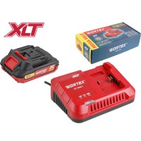 Набор аккумулятор 2 А*ч и зарядное устройство 1х2 А WORTEX ALL1 XLT в кор. SET Набор аккумулятор 2 А*ч и зарядное устройство 1х2 А WORTEX ALL1 XLT в кор. SET