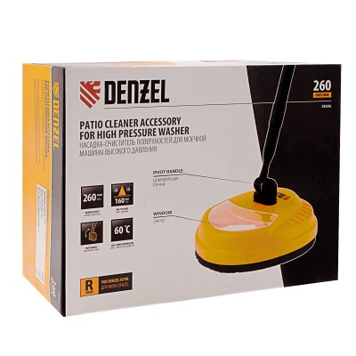 Очиститель поверхностей, насадка для моечных машин высокого давления Denzel Очиститель поверхностей, насадка для моечных машин высокого давления Denzel