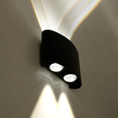 Светильник уличный светодиодный Feron.One DH701-P, 4*1W, 300Lm, 4000K, черный, пластик 53375