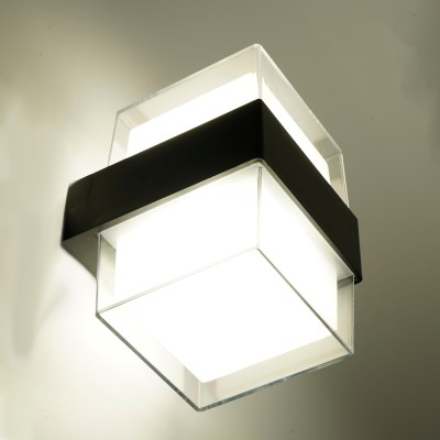 Светильник уличный светодиодный Feron.One DH2402-P, 10W, 720Lm, 4000K, черный, пластик 53392