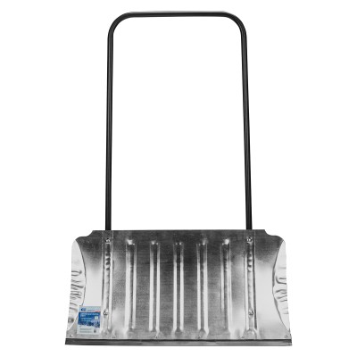 Движок для уборки снега оцинкованный, 735x385x1120 мм, стальная рукоятка, Сибртех