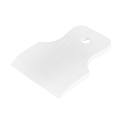 Шпатель, белая резина, 60 мм Сибртех