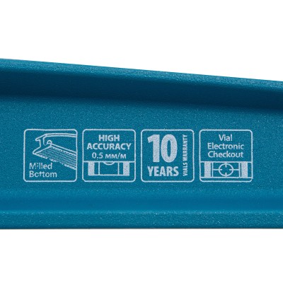 Уровень литой, 600 мм, 2 глазка Gross Уровень литой, 600 мм, 2 глазка Gross