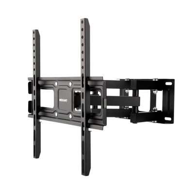 Кронштейн для телевизора 32"-65", наклонно-поворотный, двойное колено REXANT