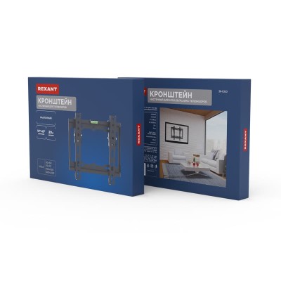 Кронштейн для телевизора 13"-43", наклонный REXANT