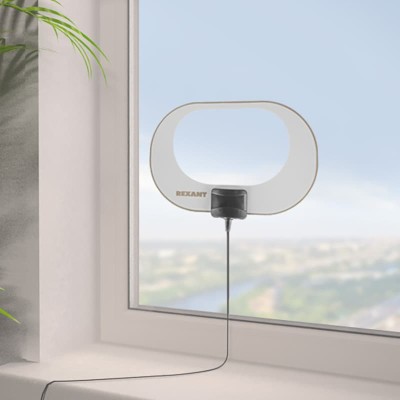 Антенна комнатная «Активная» для цифрового телевидения DVB-T2, Ag-713 REXANT Антенна комнатная «Активная» для цифрового телевидения DVB-T2, Ag-713 REXANT