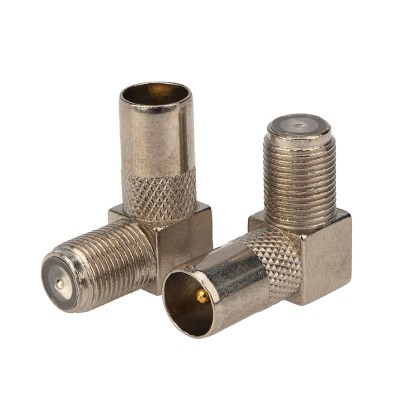 Переходник угловой гнездо F – штекер TV PROconnect Переходник угловой гнездо F – штекер TV PROconnect