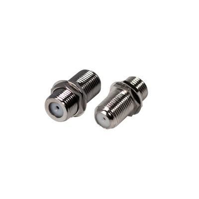 Переходник гнездо F – гнездо F, бочка с кольцом REXANT