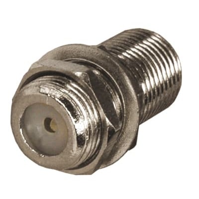 Переходник гнездо F – гнездо F, бочка с кольцом PROconnect Переходник гнездо F – гнездо F, бочка с кольцом PROconnect