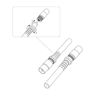 Переходник гнездо F – штекер TV REXANT