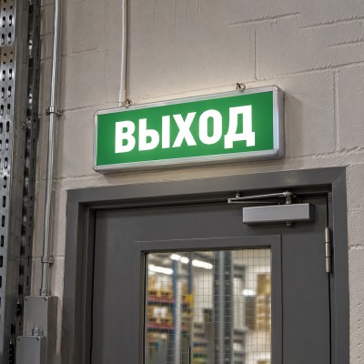 Самоклеящаяся этикетка INFO EL001 ВЫХОД 330х120мм артикул 53702 Самоклеящаяся этикетка INFO EL001 ВЫХОД 330х120мм артикул 53702
