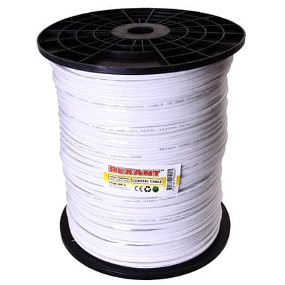 Кабель ККСВ-В+2х0,5 мм, 305 м, белый, REXANT