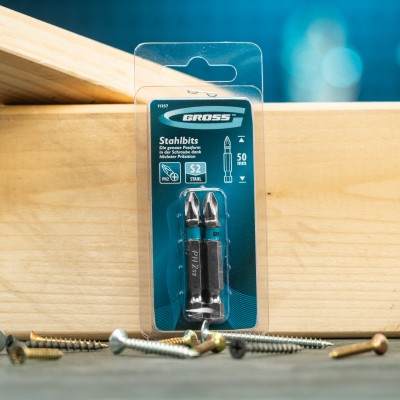 Бита РН2 х 50, сталь S2, 2 шт. Gross