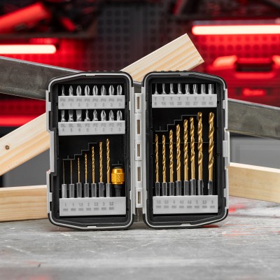 Набор бит и сверл, магнитный адаптер, CrV, пластиковый кейс, 40 шт. Matrix