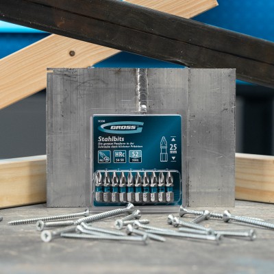 Бита РН2 х 25, сталь S2, 10 шт. Gross Бита РН2 х 25, сталь S2, 10 шт. Gross