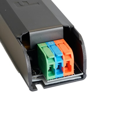 Трансформатор электронный для светодиодной ленты с плавным пуском и диммированием 60W 24V IP20, клипсы, LB004