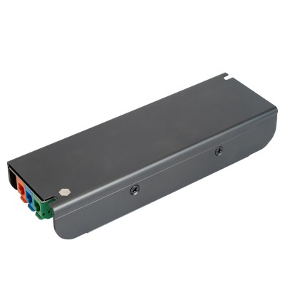 Трансформатор электронный для светодиодной ленты с плавным пуском и диммированием 100W 24V IP20, клипсы, LB004