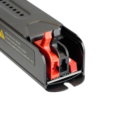 Трансформатор для светодиодной ленты с диммированием 200W 24V IP20 , клипсы, LB006