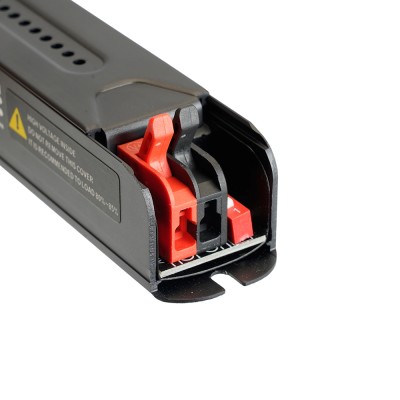 Трансформатор для светодиодной ленты с диммированием 100W 24V IP20 , клипсы, LB006