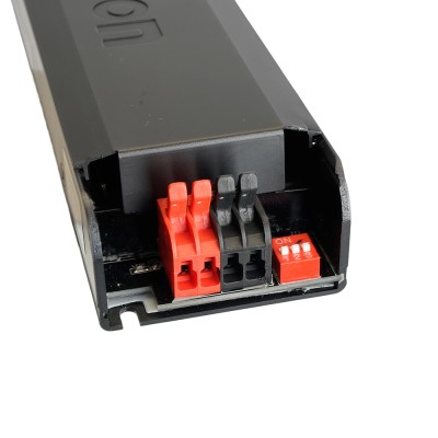 Трансформатор электронный для светодиодной ленты с плавным пуском и диммированием 400W 24V IP20, клипсы, LB004