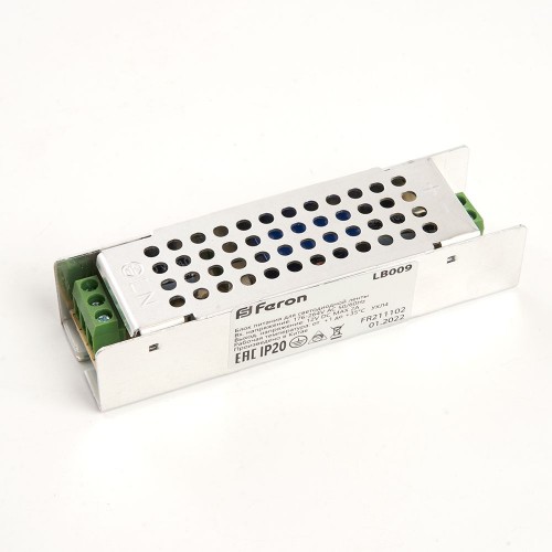 Трансформатор электронный для светодиодной ленты 36W 12V (драйвер), LB009 FERON Артикул 48007
